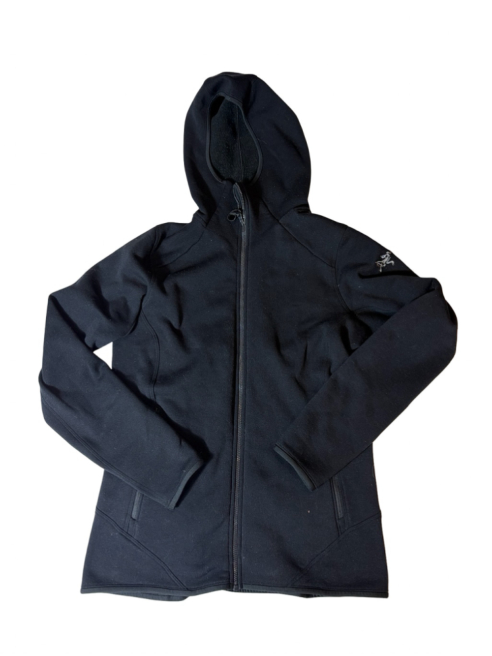 Arc’teryx Kyanite Hoody Women’s Small Black Full Zip Fleece Jacket